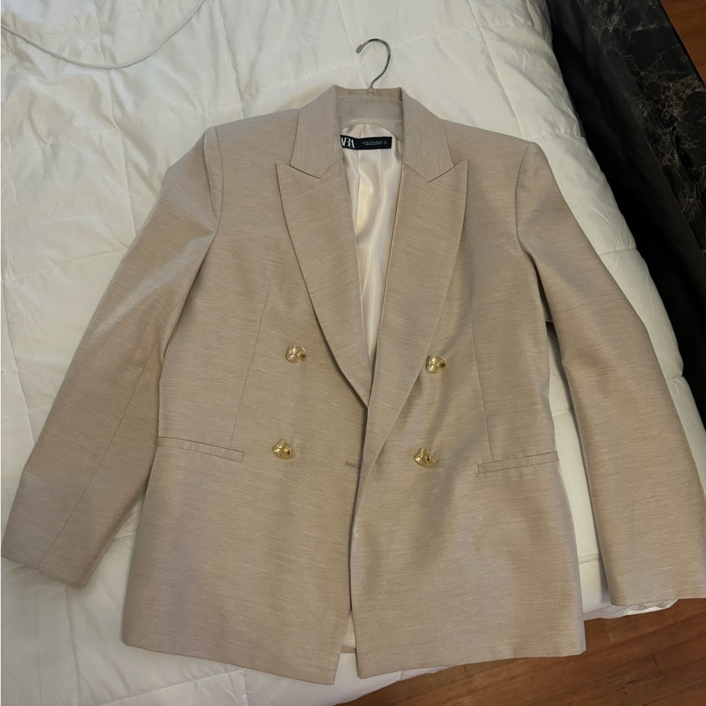 ZARA Golden Suit